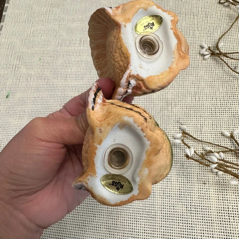 RUSS Vintage Turkey Salt & Pepper Shakers‎ Harvest Fall Thanksgiving